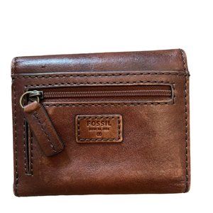Fossil Vintage Walnut Brown Wallet